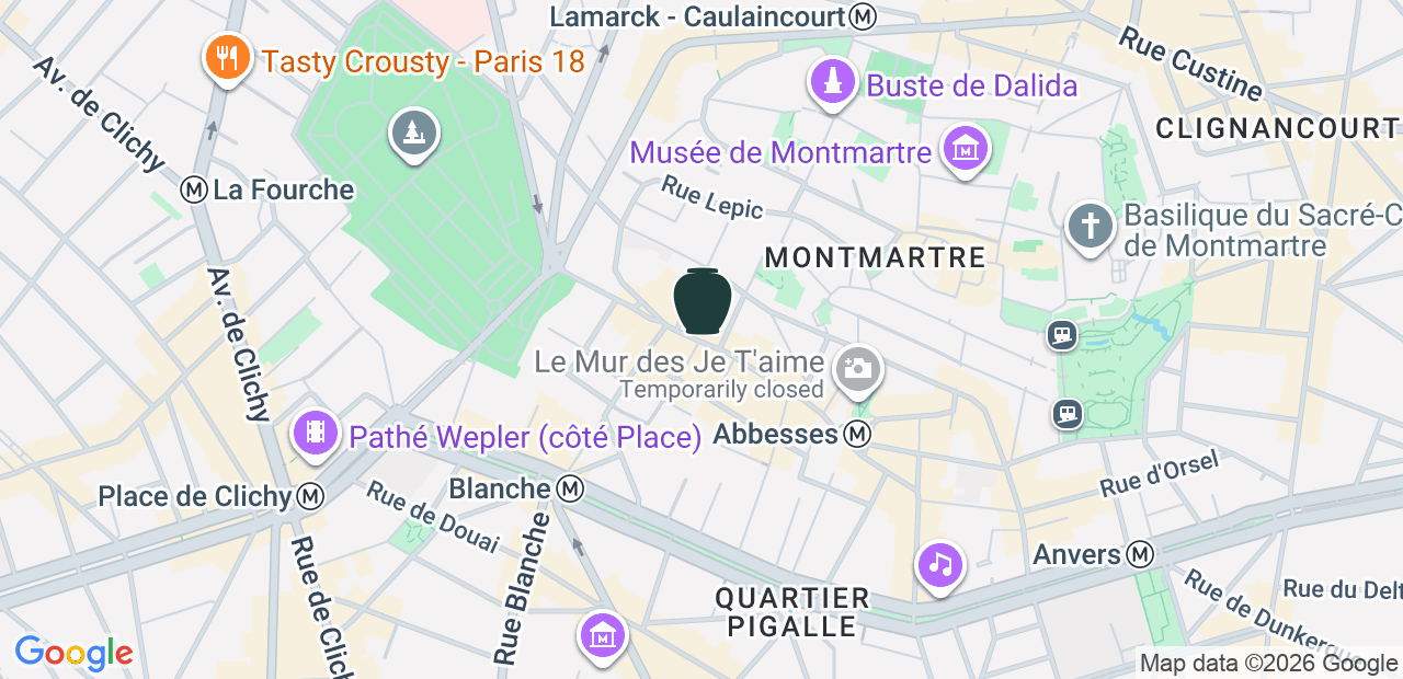 52 Rue des Abbesses, 75018 Paris